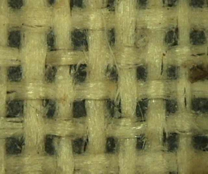 Fig. 1 Silk plain weave