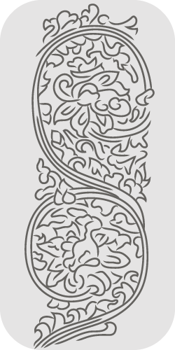 Floral scroll<br>pattern