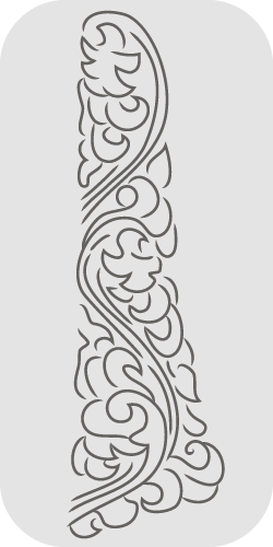 Vine scroll pattern