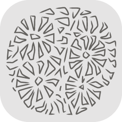 Chrysanthemum roundel