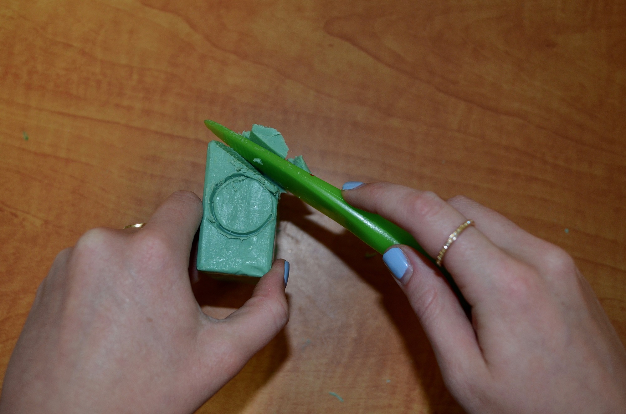 Image 2 of Step Three: Turn your soap bar into a cylinder